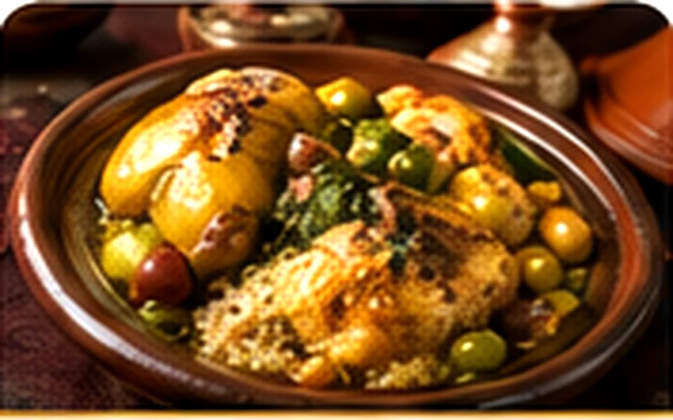 Chicken Tagine with Preserved Lemon & Olives