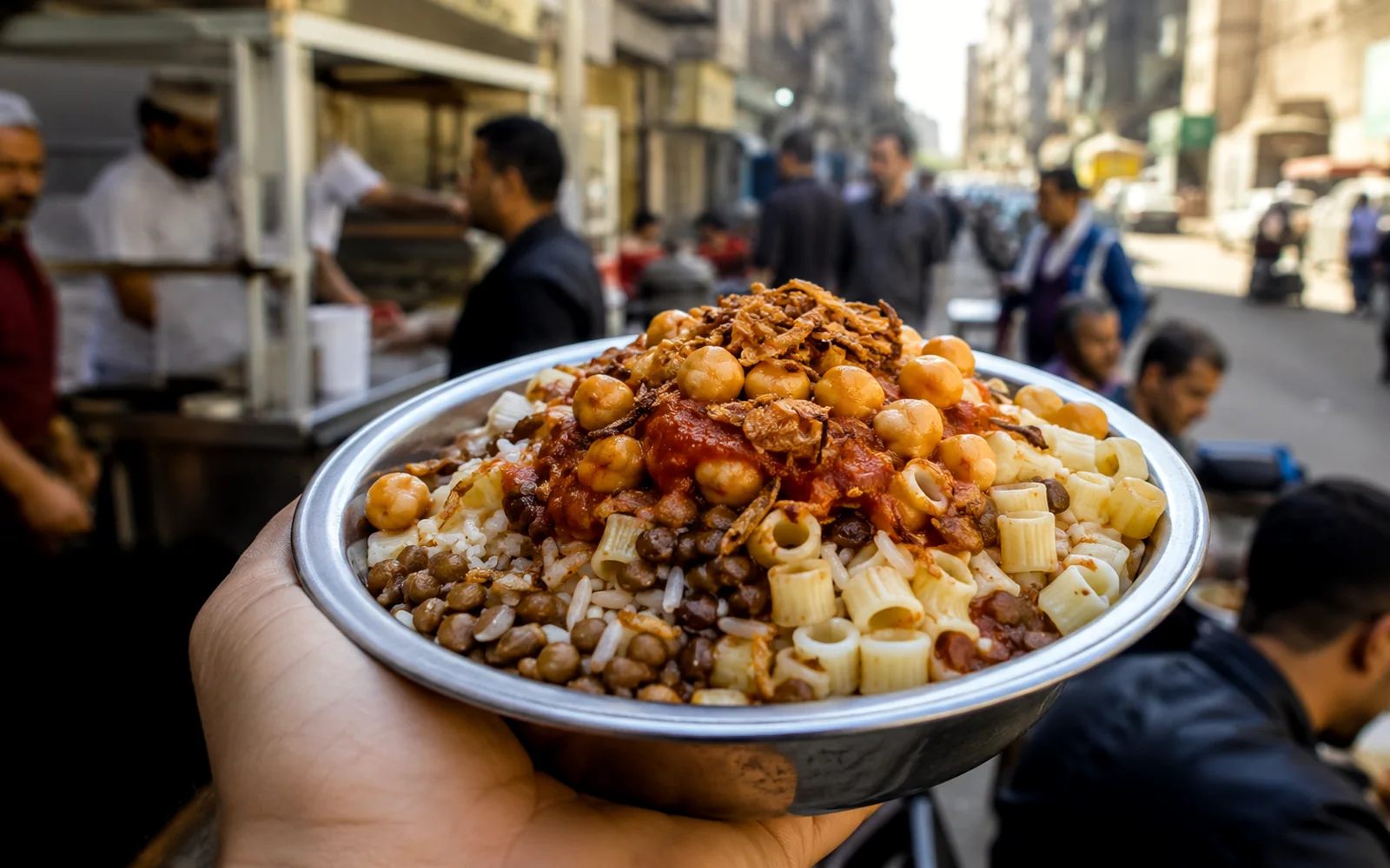 Koshari from a Cairo Street Stall: How to Order It with Confidence — Egypt food travel guide